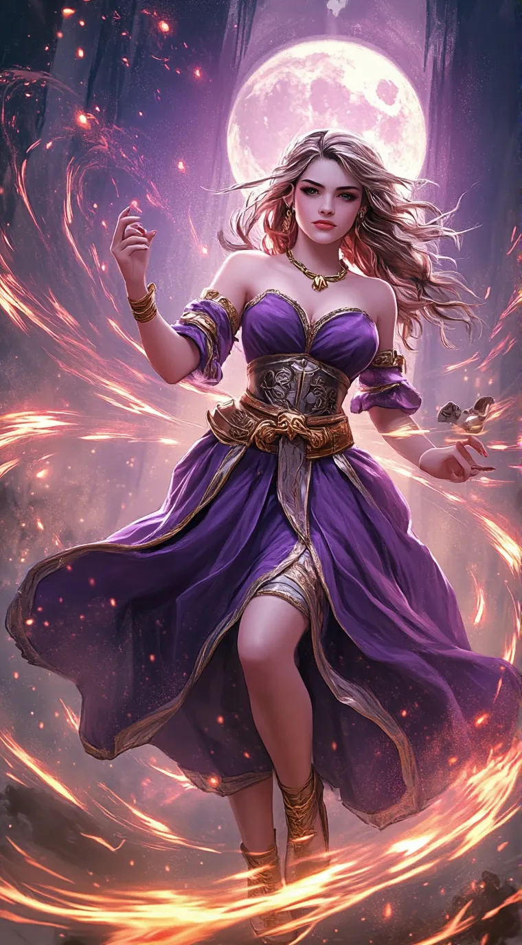 ai character: El bosque mágico  background