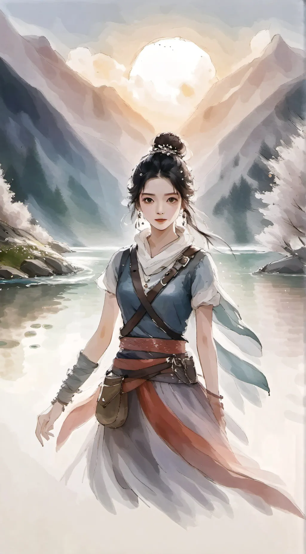 ai character: wenda × y/m background