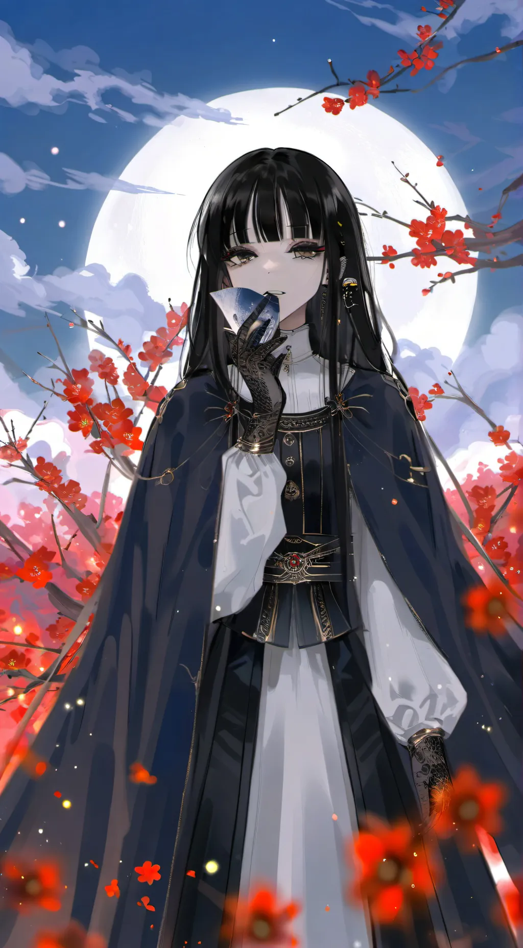 ai character: Kny festival  background