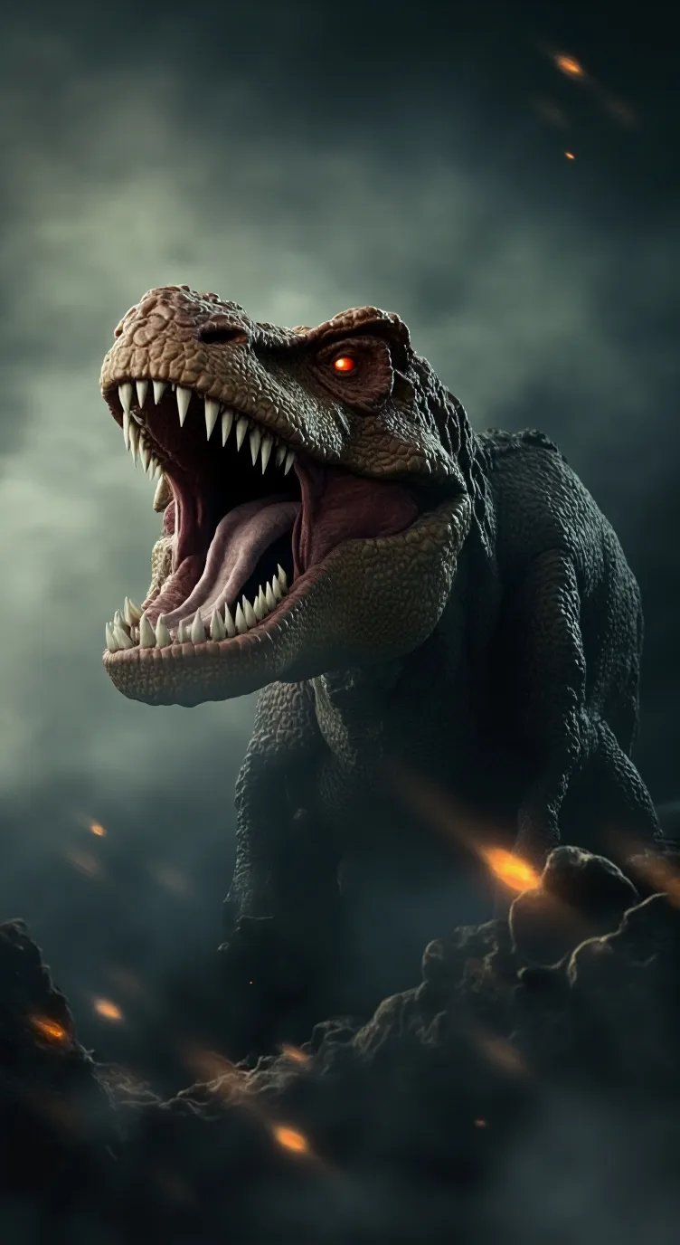 ai character: Godzilla minus one background