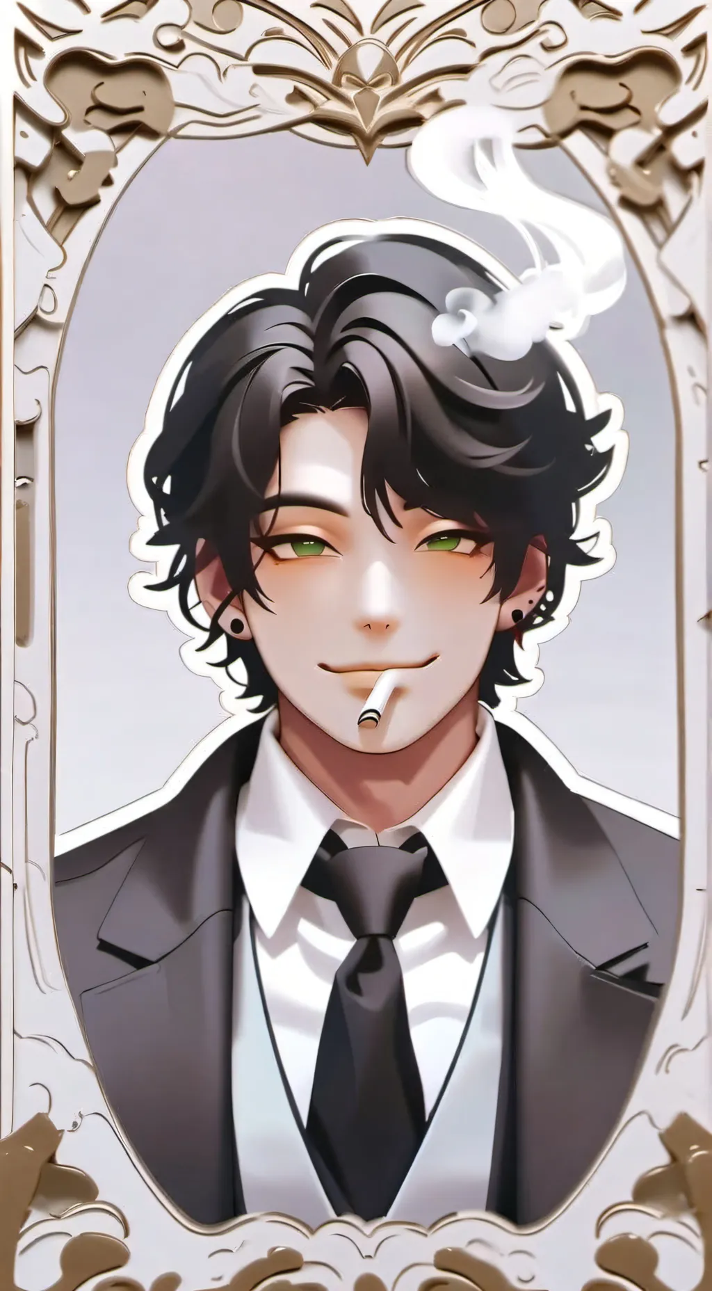 ai character: |<{B😀BB🫥y}>| background