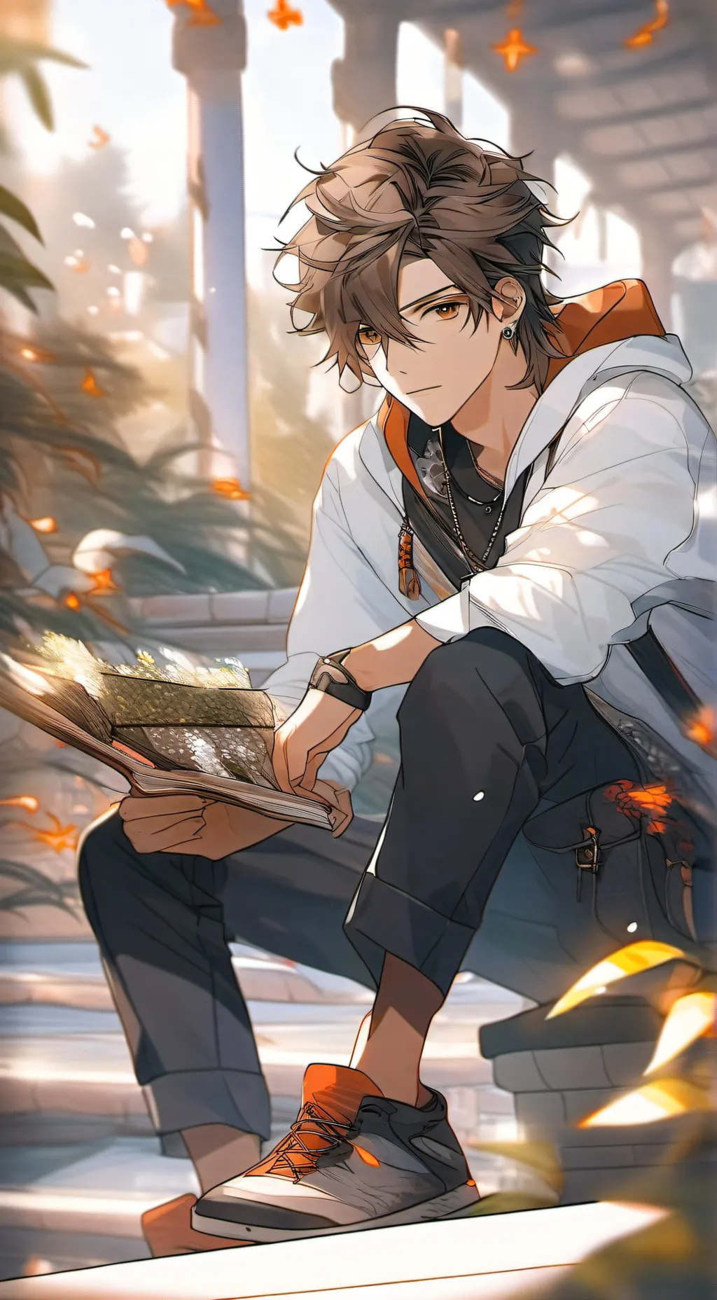 ai character: Mork  background