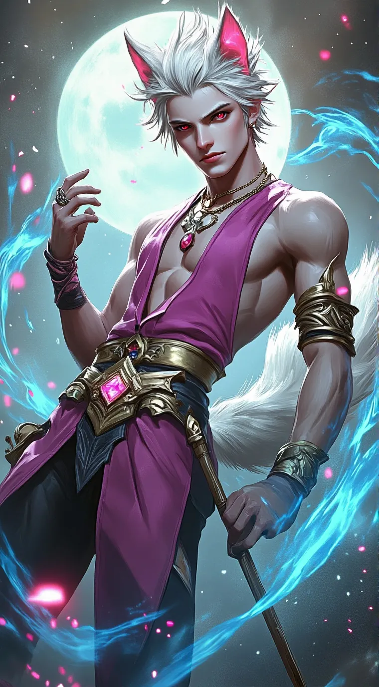 ai character: Kael 🦊 background