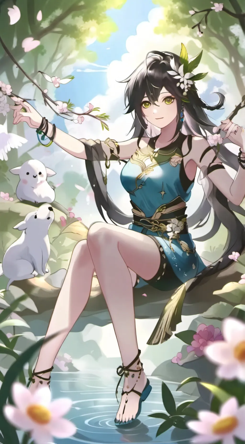 ai character: Ella background