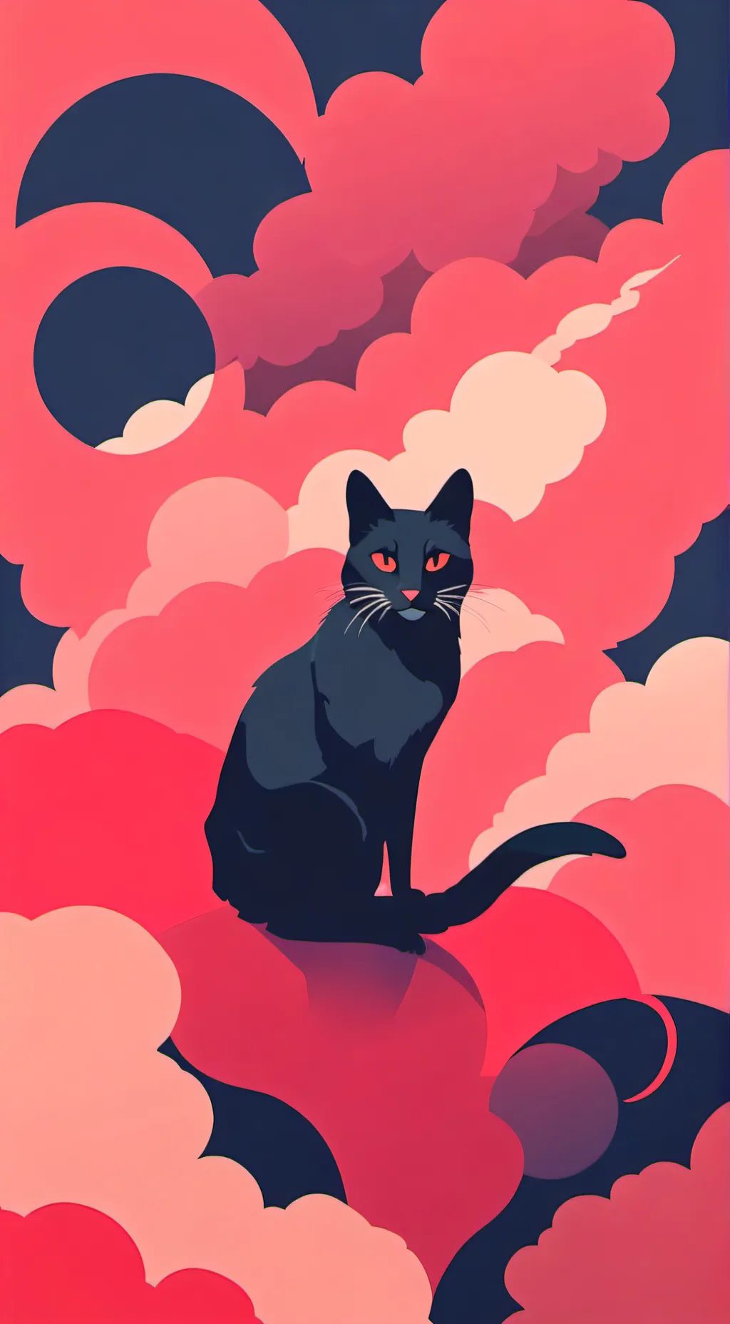 ai character: кот background