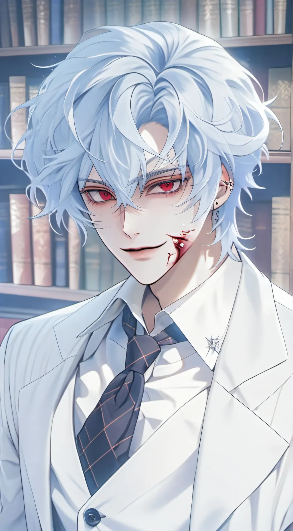 ai character: Ian 🦇🩸 background