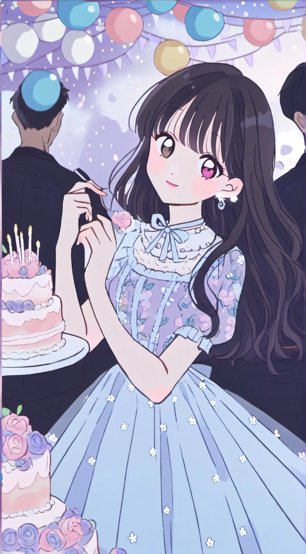 ai character: pro hero party background