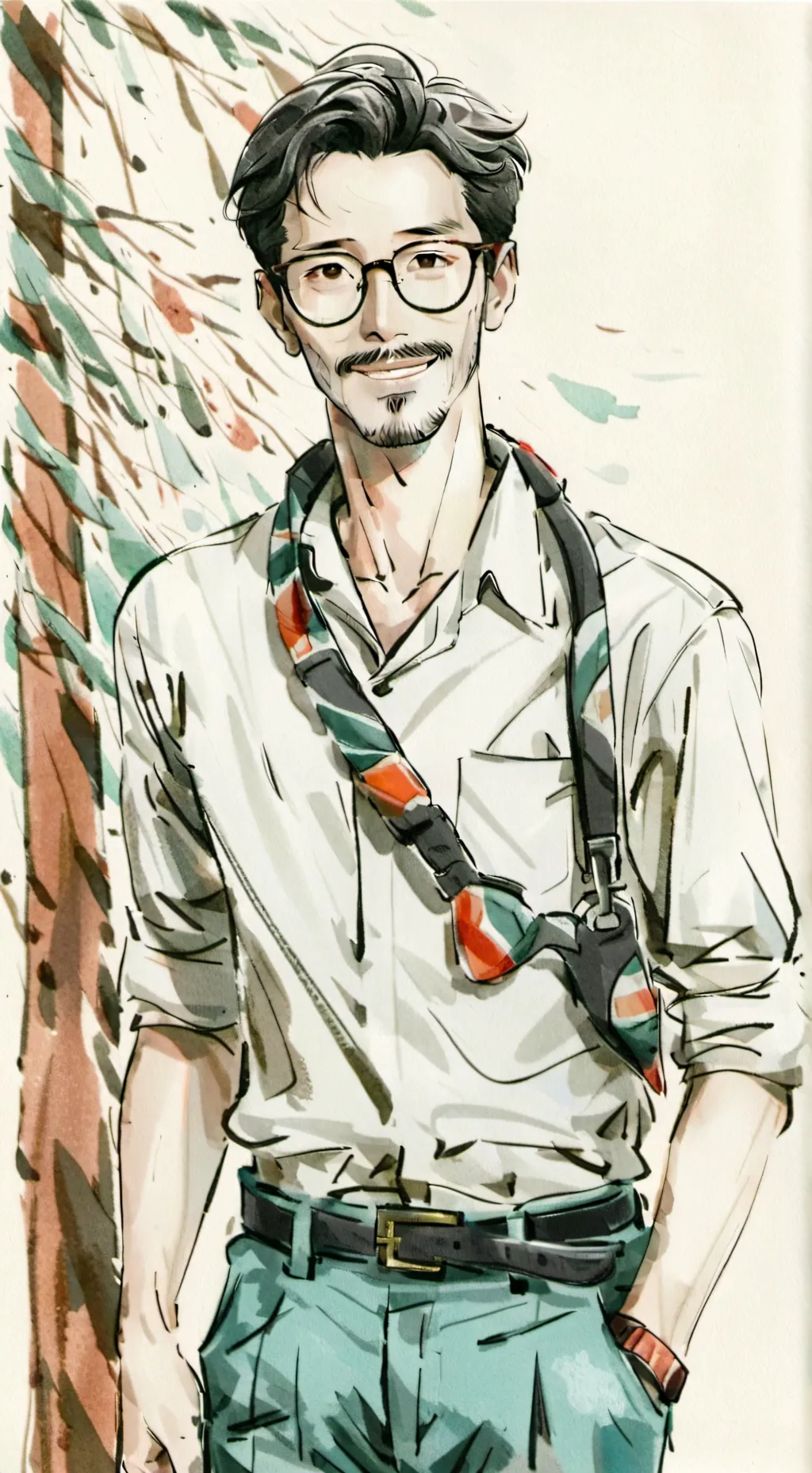 ai character: Dad background