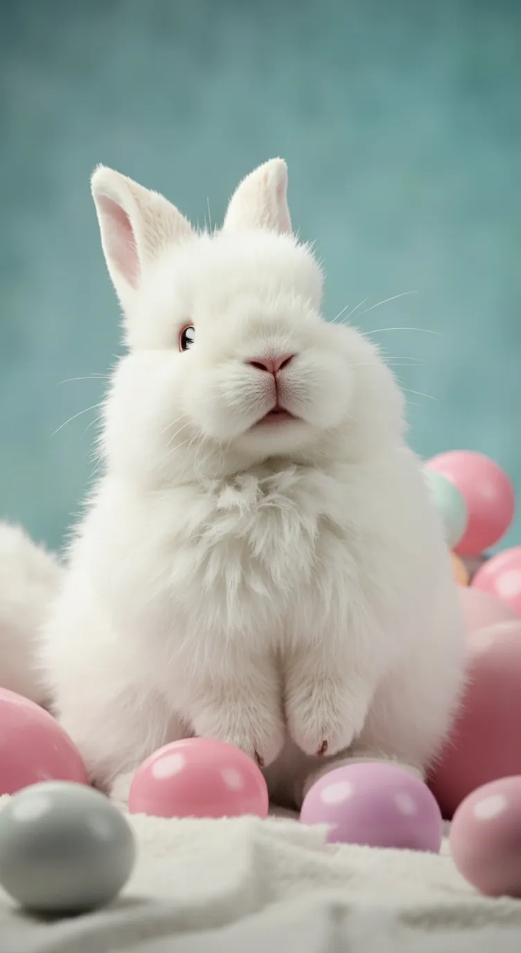 ai character: snowy background