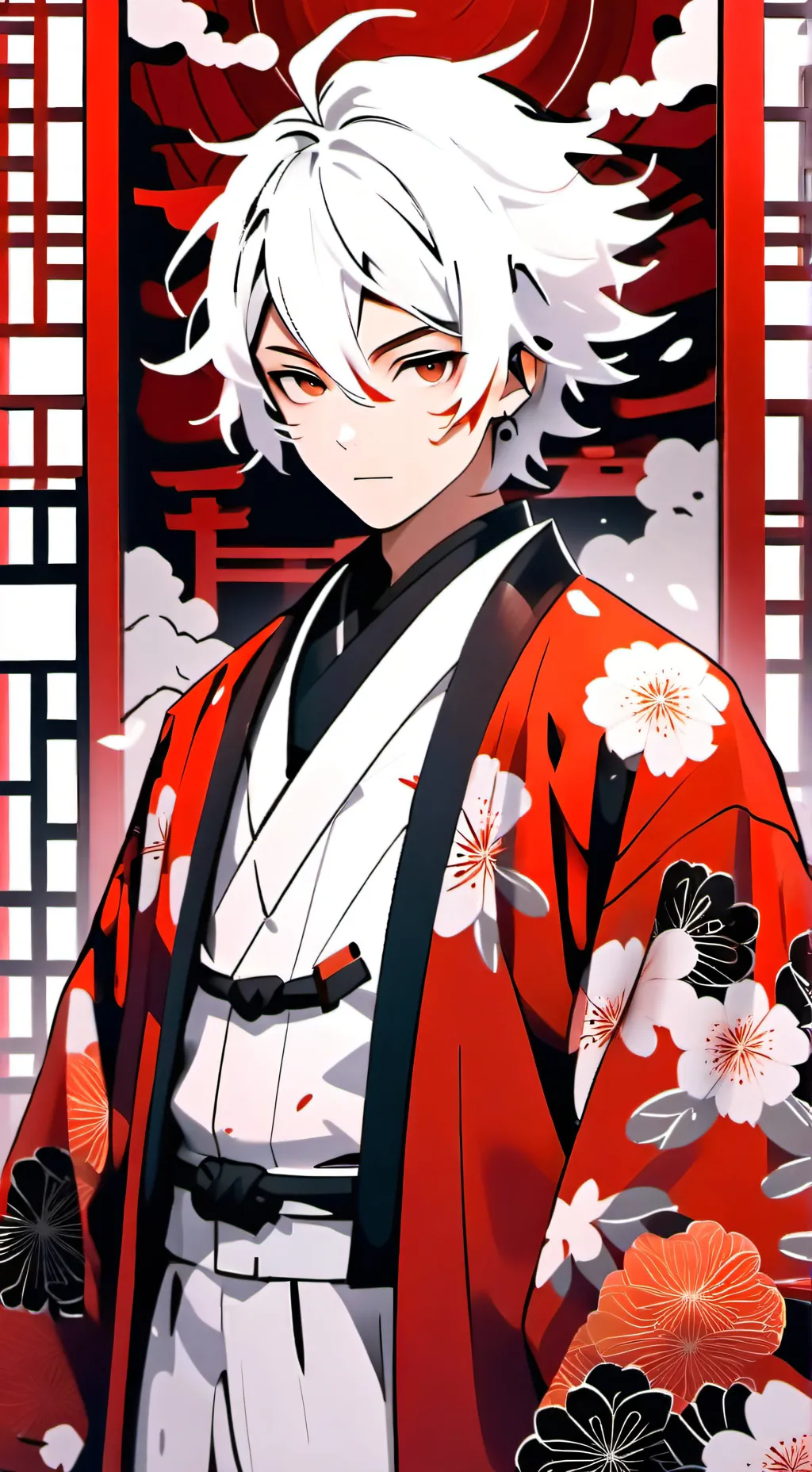 ai character: ISRAEL (samurai) background