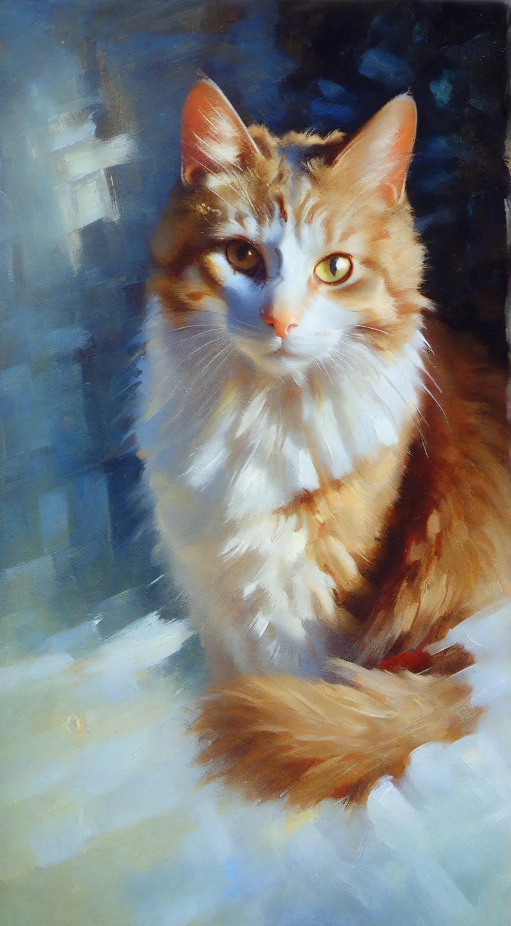 ai character: cat background