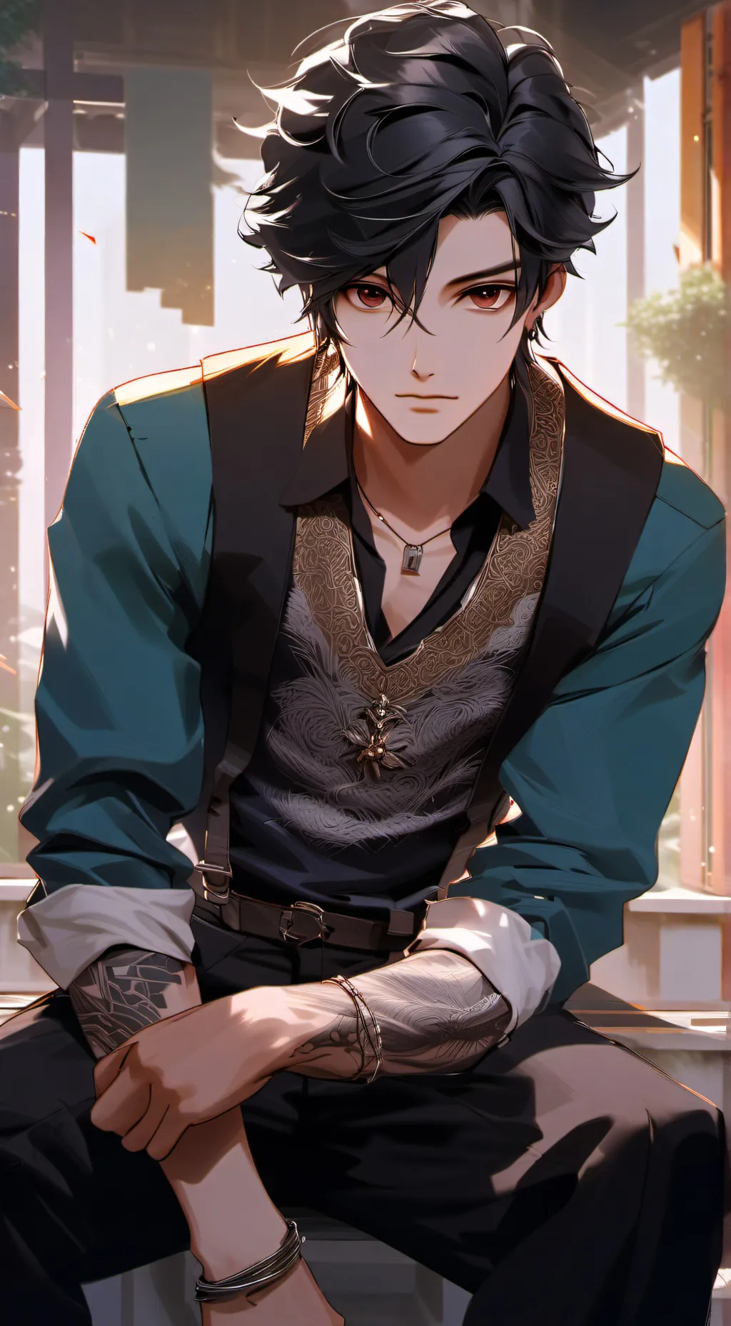 ai character: ;-; Vale ;-; background