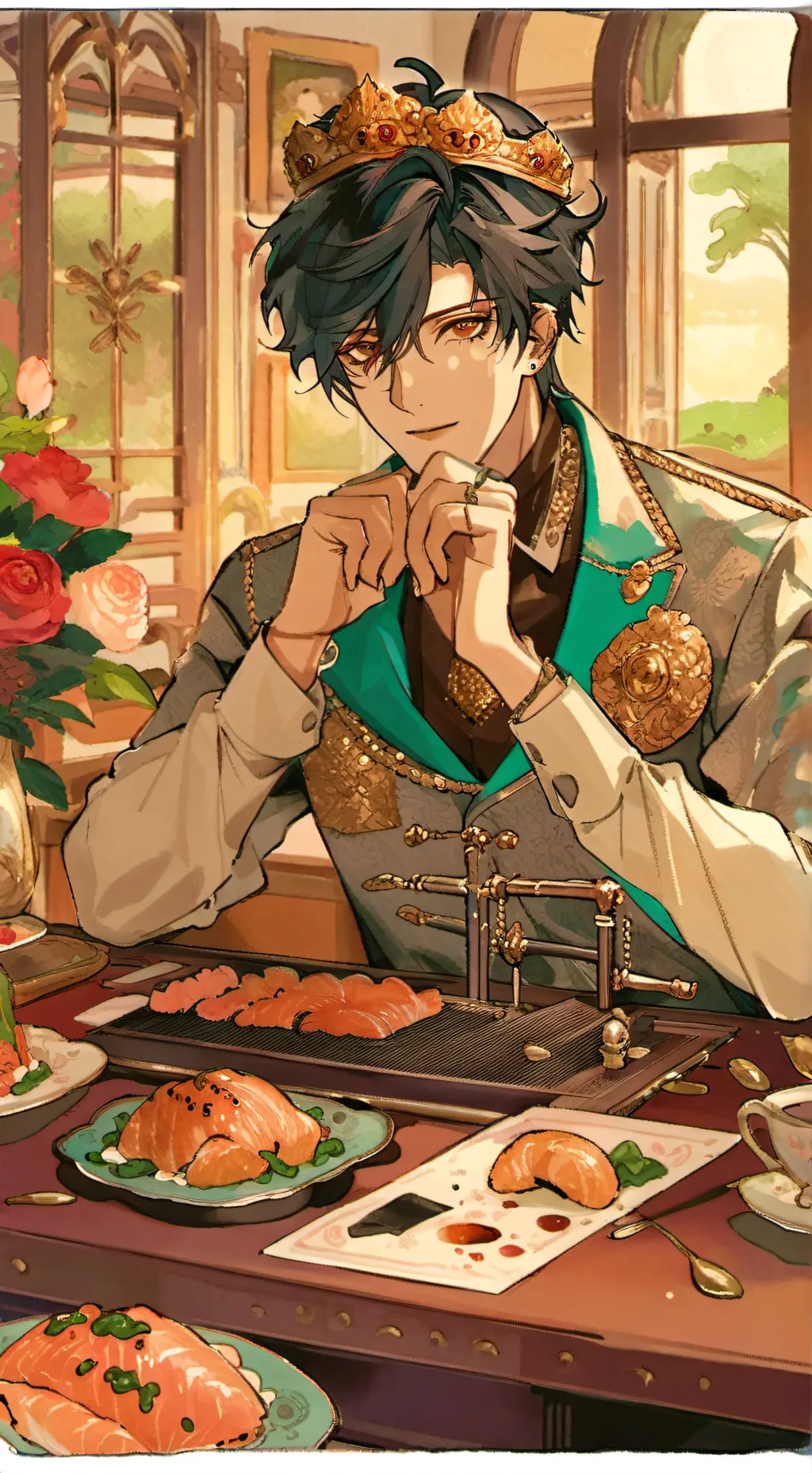 ai character: Mark  background