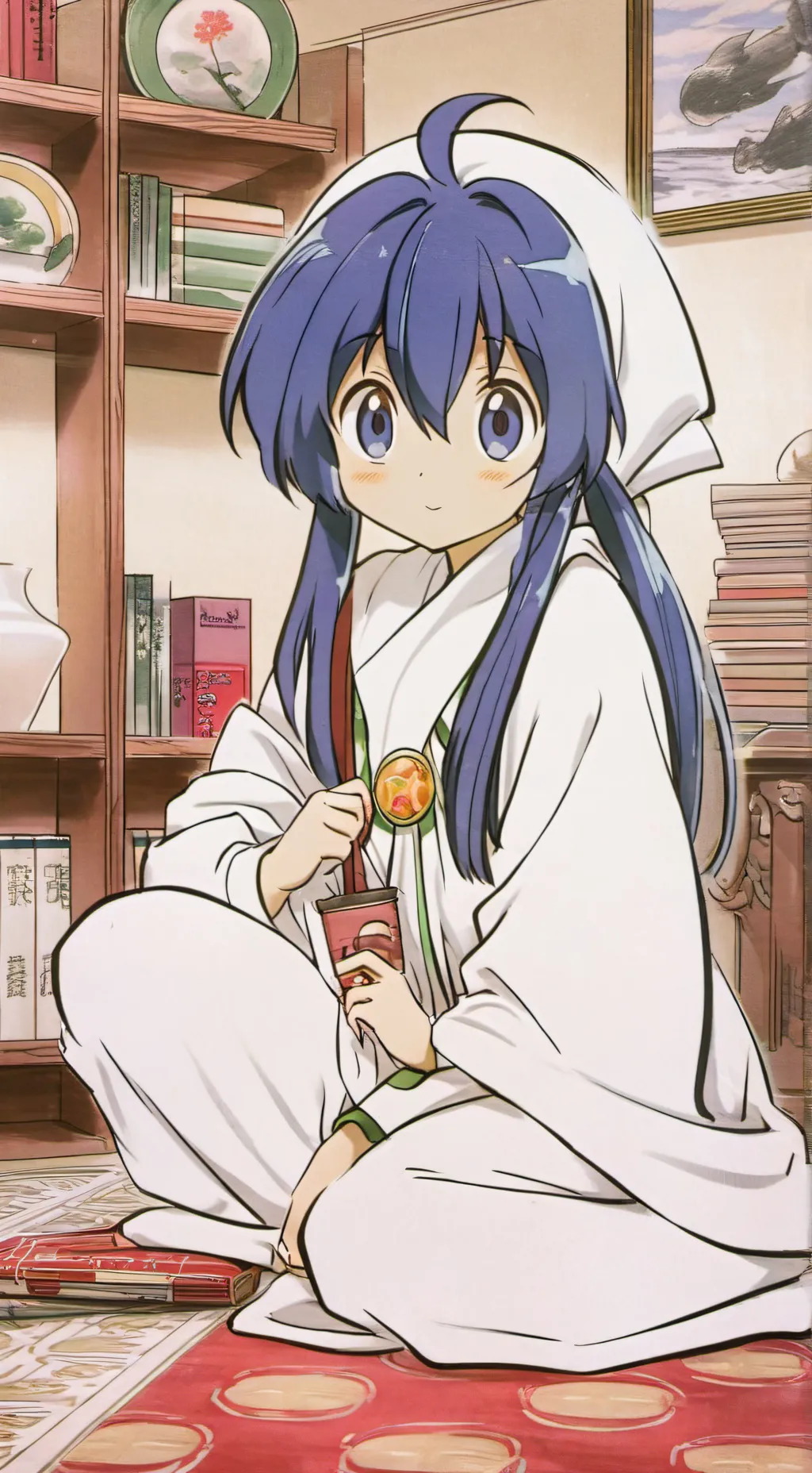 ai character: Нари background