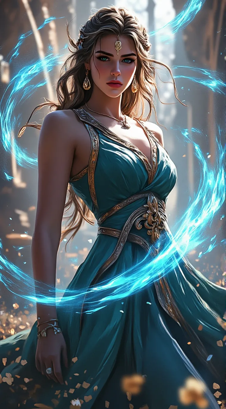 ai character: Andrea❤️ background