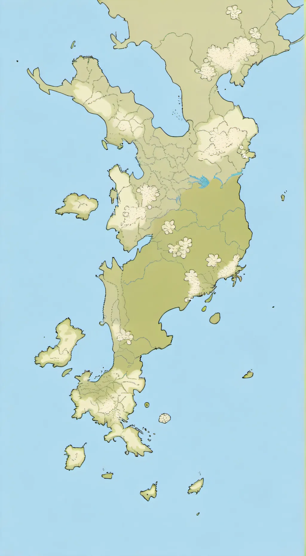 ai character: países background