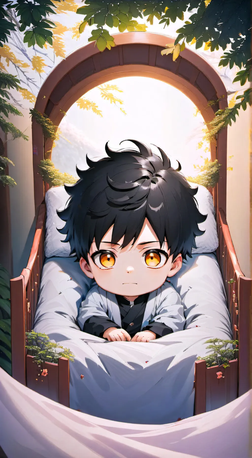 ai character: Baby Megumi background