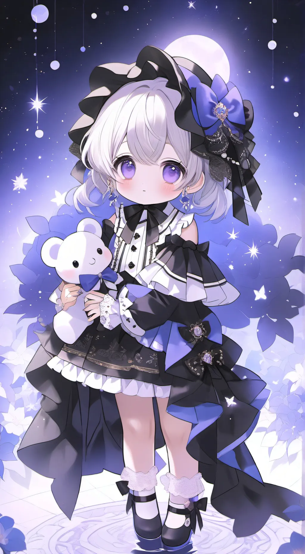 ai character: u as a baby background