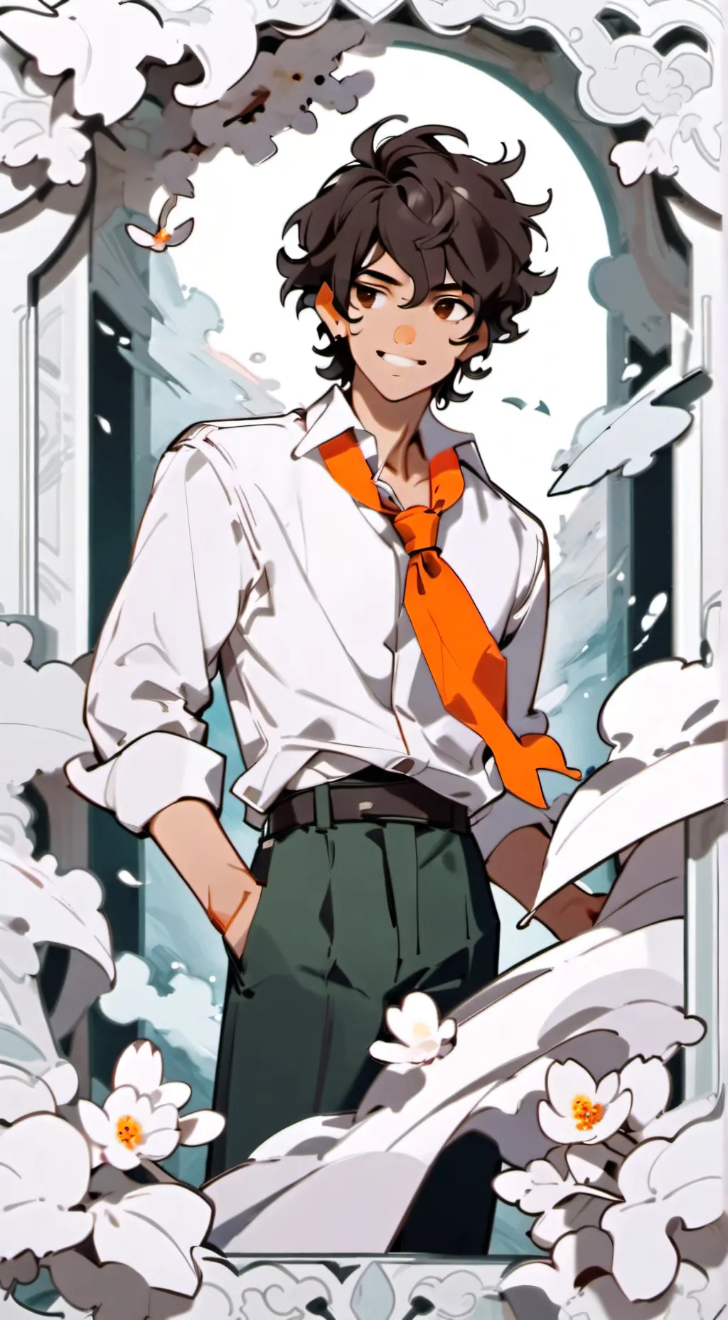 ai character: 🔥Leo Valdez🔥 background