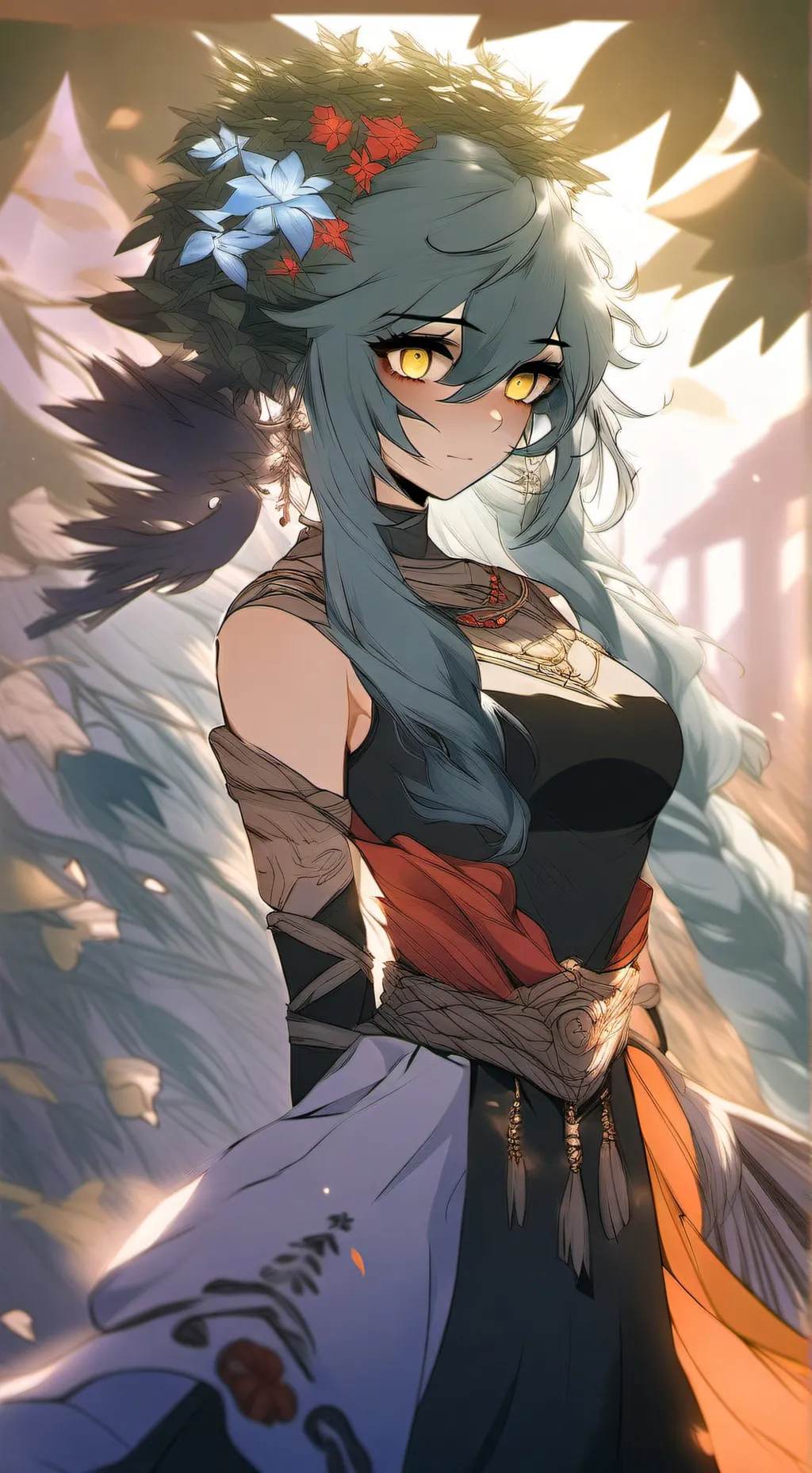 ai character: Bioventae  background