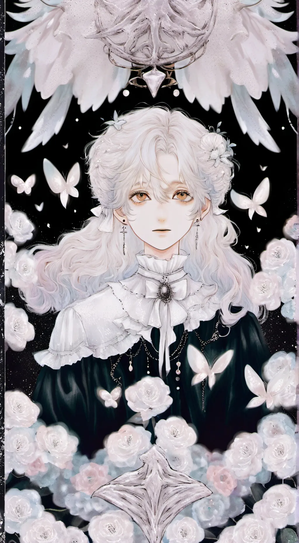 ai character: The angel background