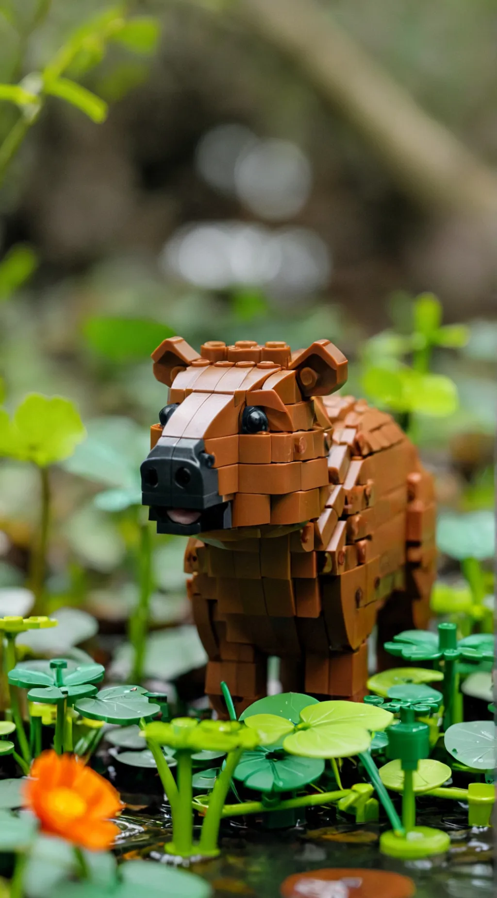 ai character: My sp oc: capy background