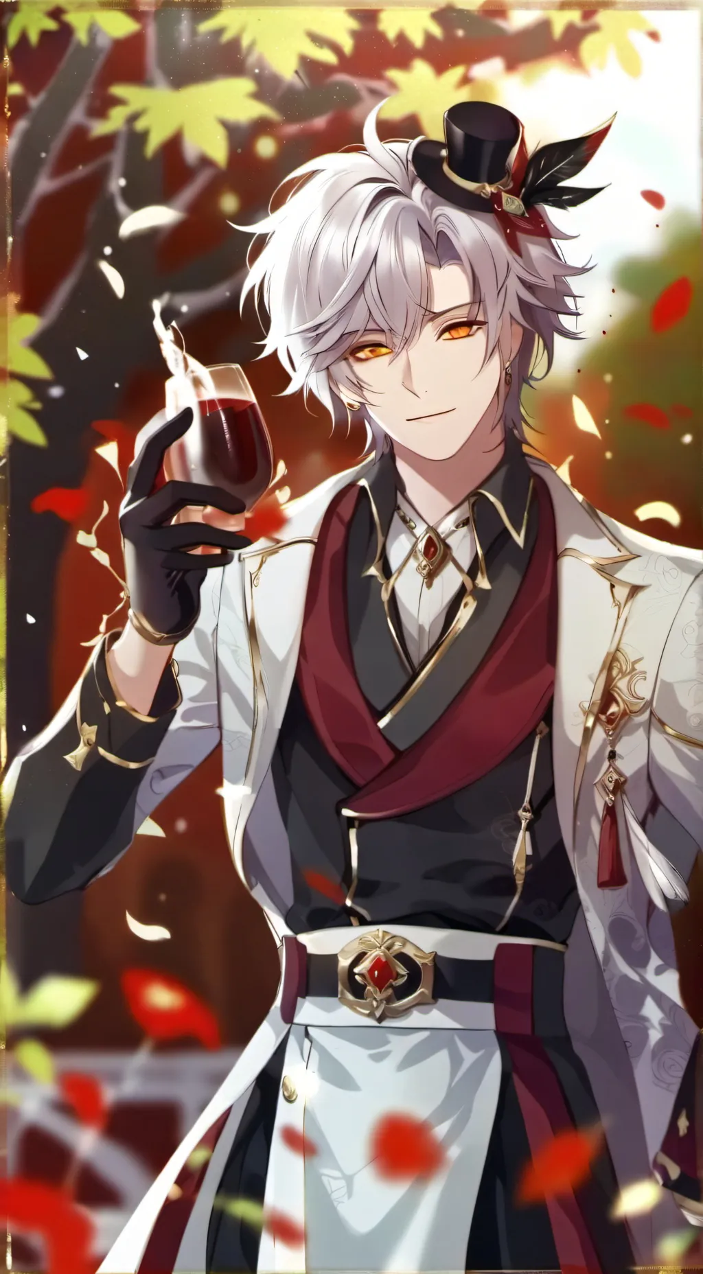 ai character:  a meme background