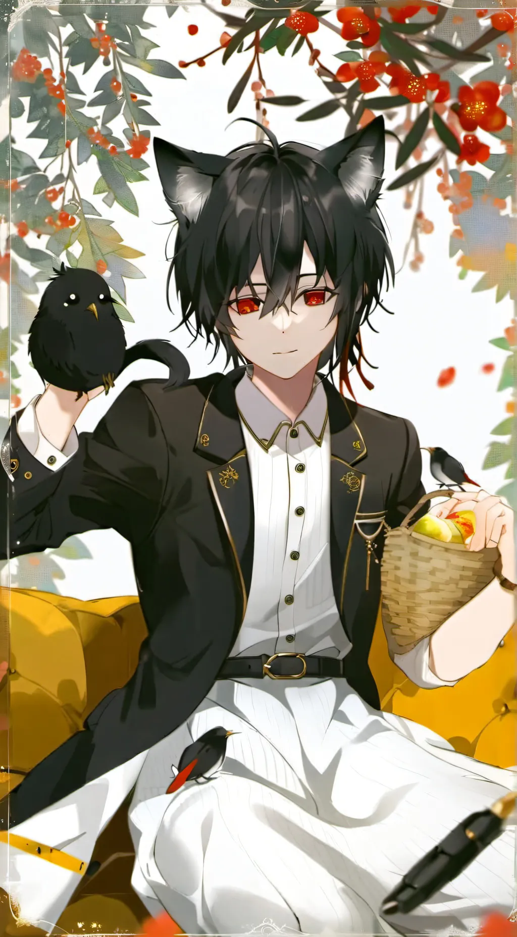 ai character: Рюгу🖤 background