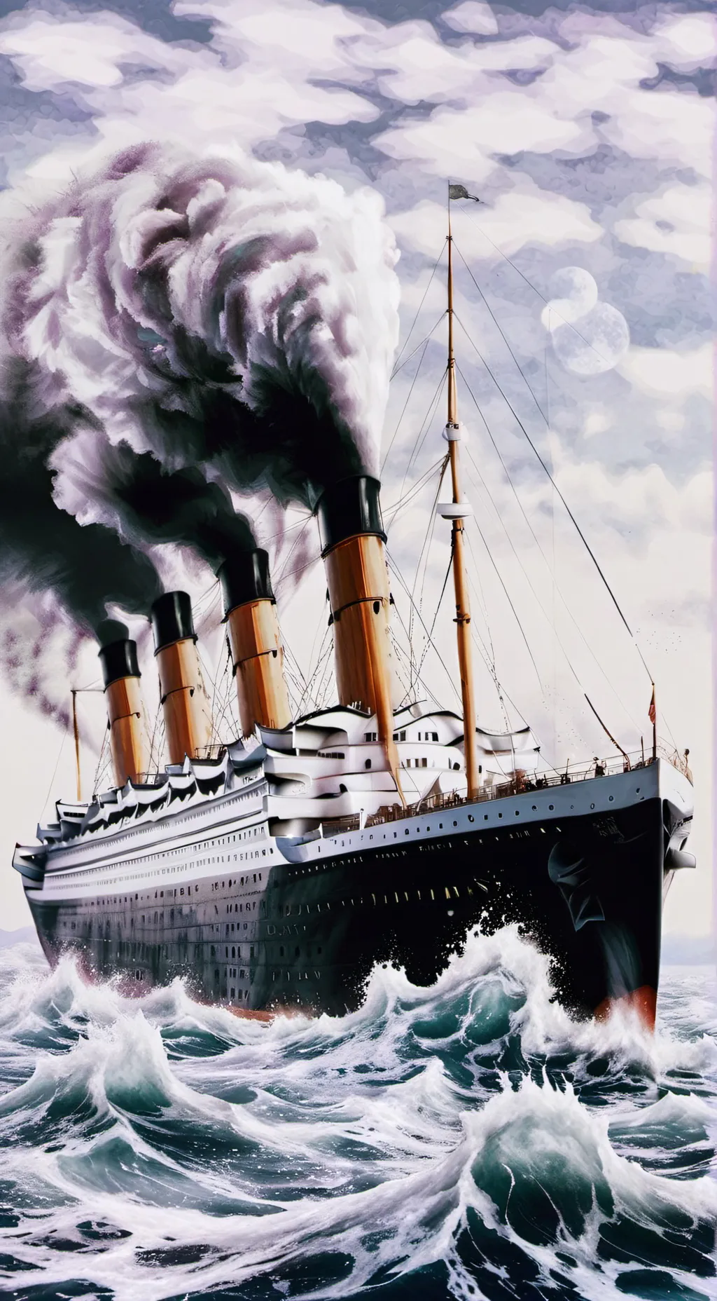 ai character: Titanic background