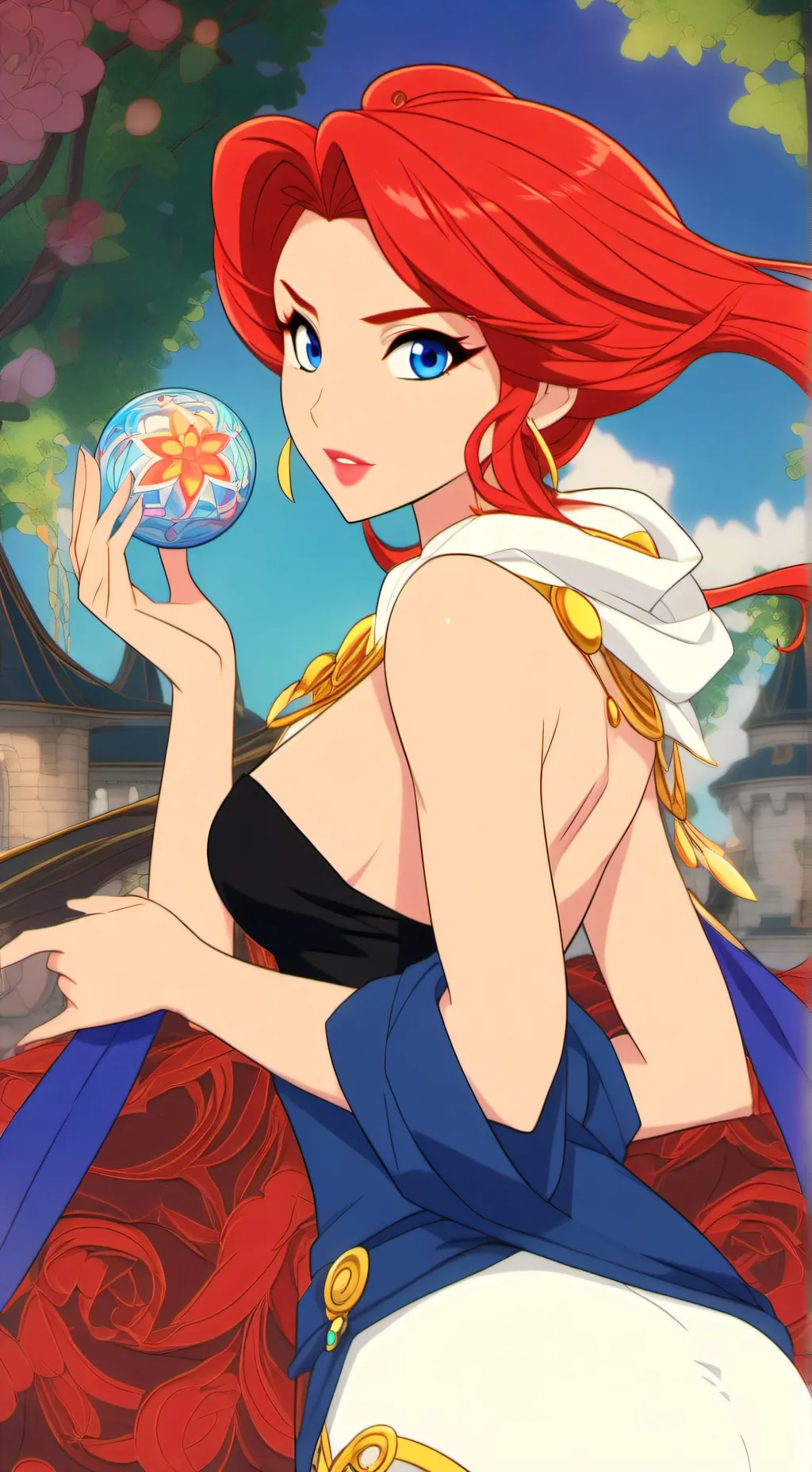 ai character: sarah background