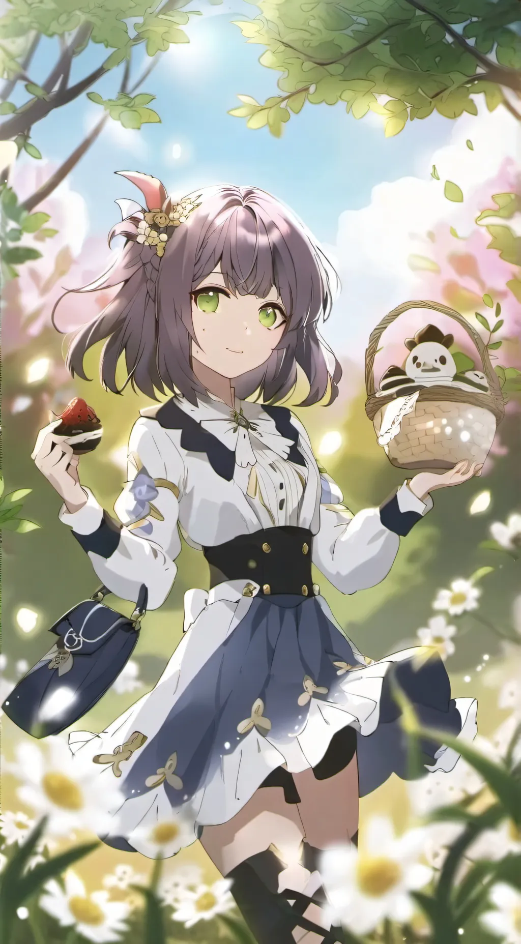 ai character: Lucia tu novia  background