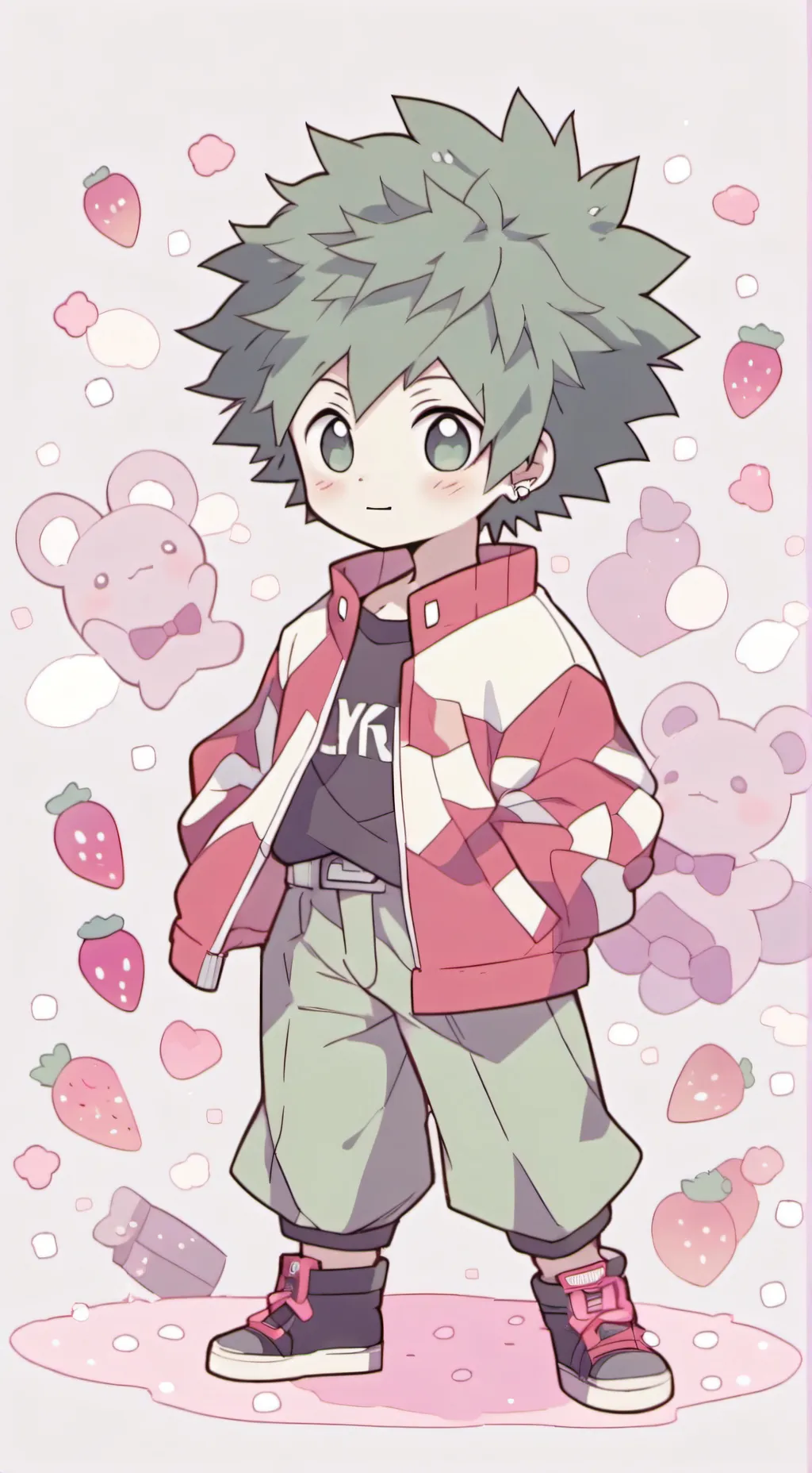 ai character: bakudeku background