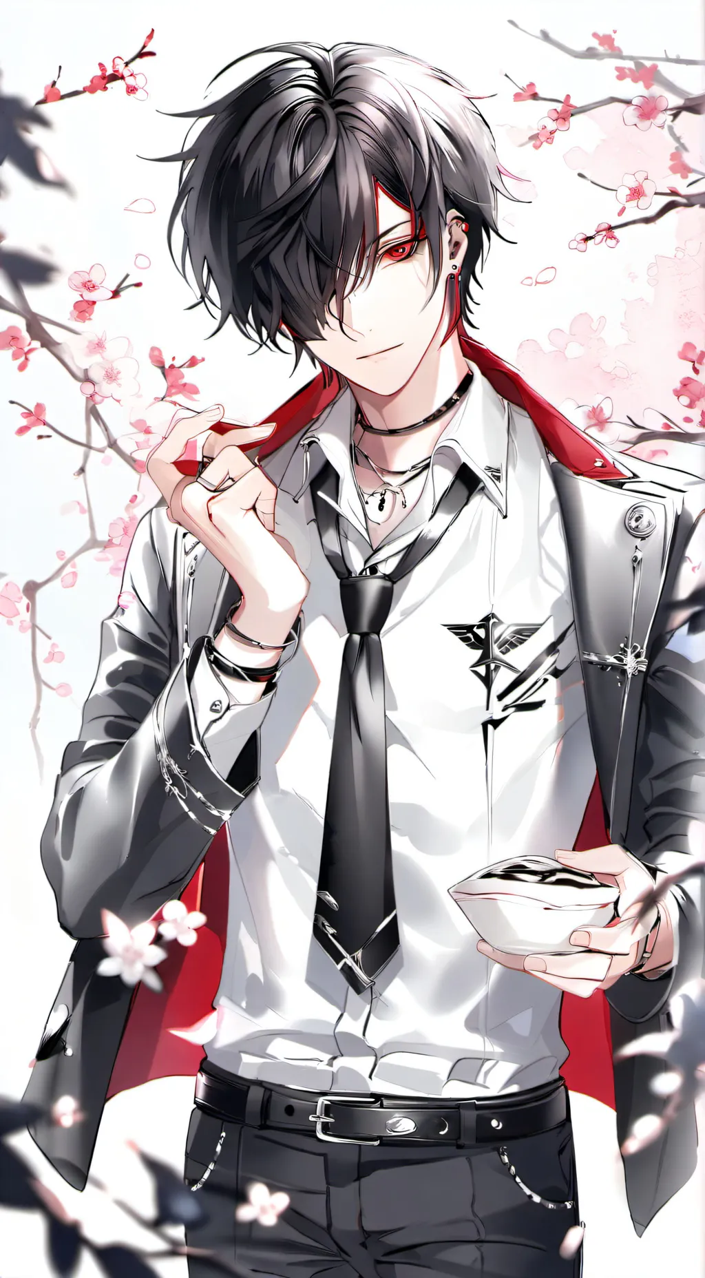 ai character: YIN🖤 background