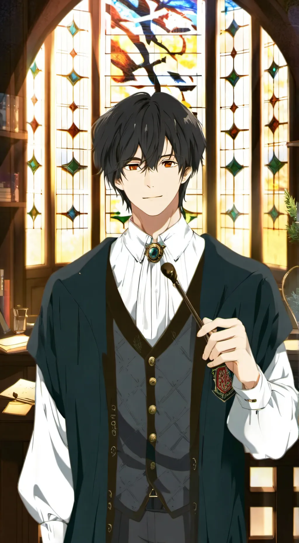 ai character: HP concert background