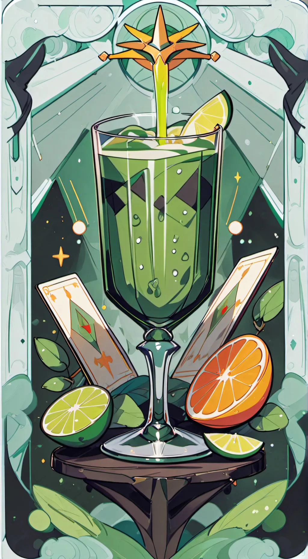 ai character: limea 🍋‍🟩 background