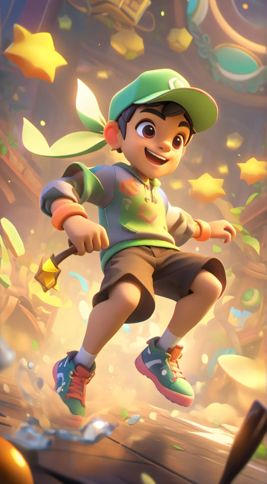 ai character: fruta spirit background