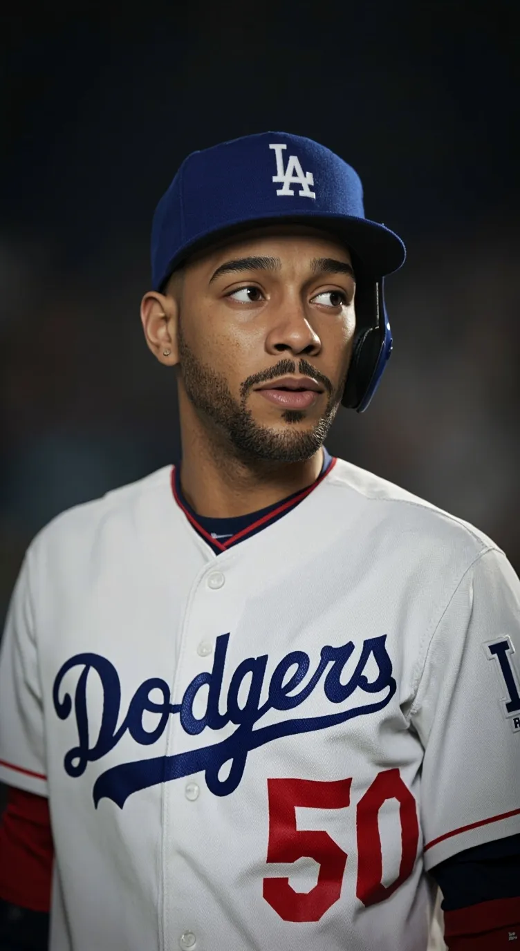 ai character: Mookie Betts  background