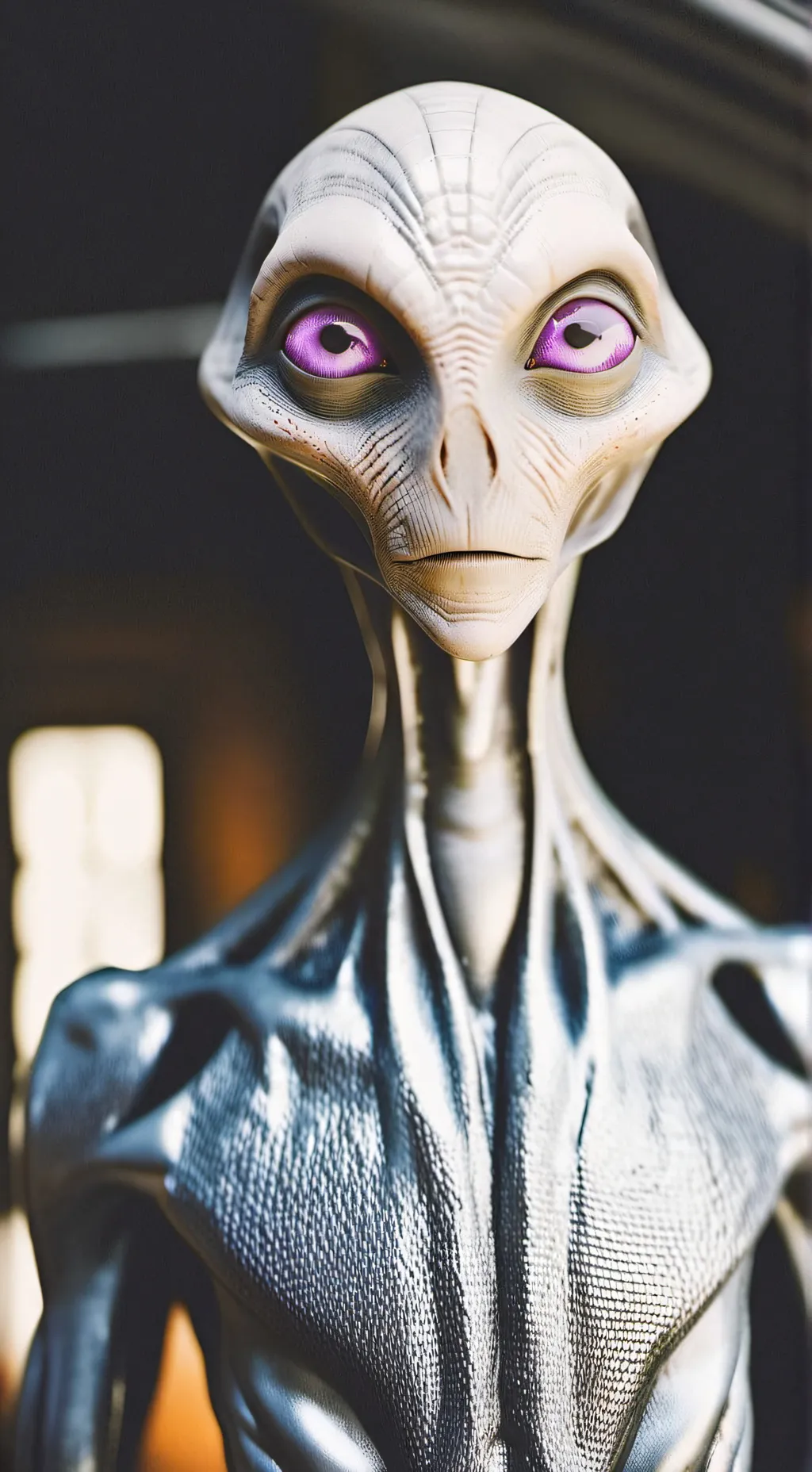ai character: James the alien 👽 background
