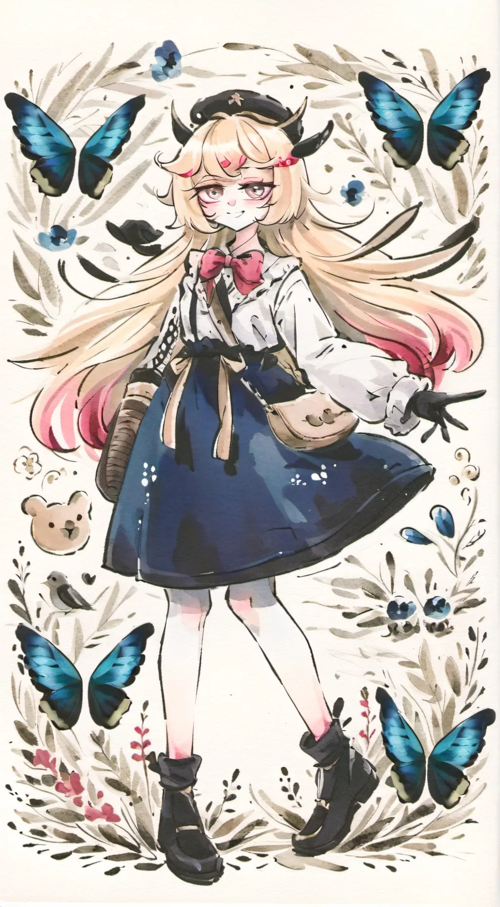 ai character: Lyra background