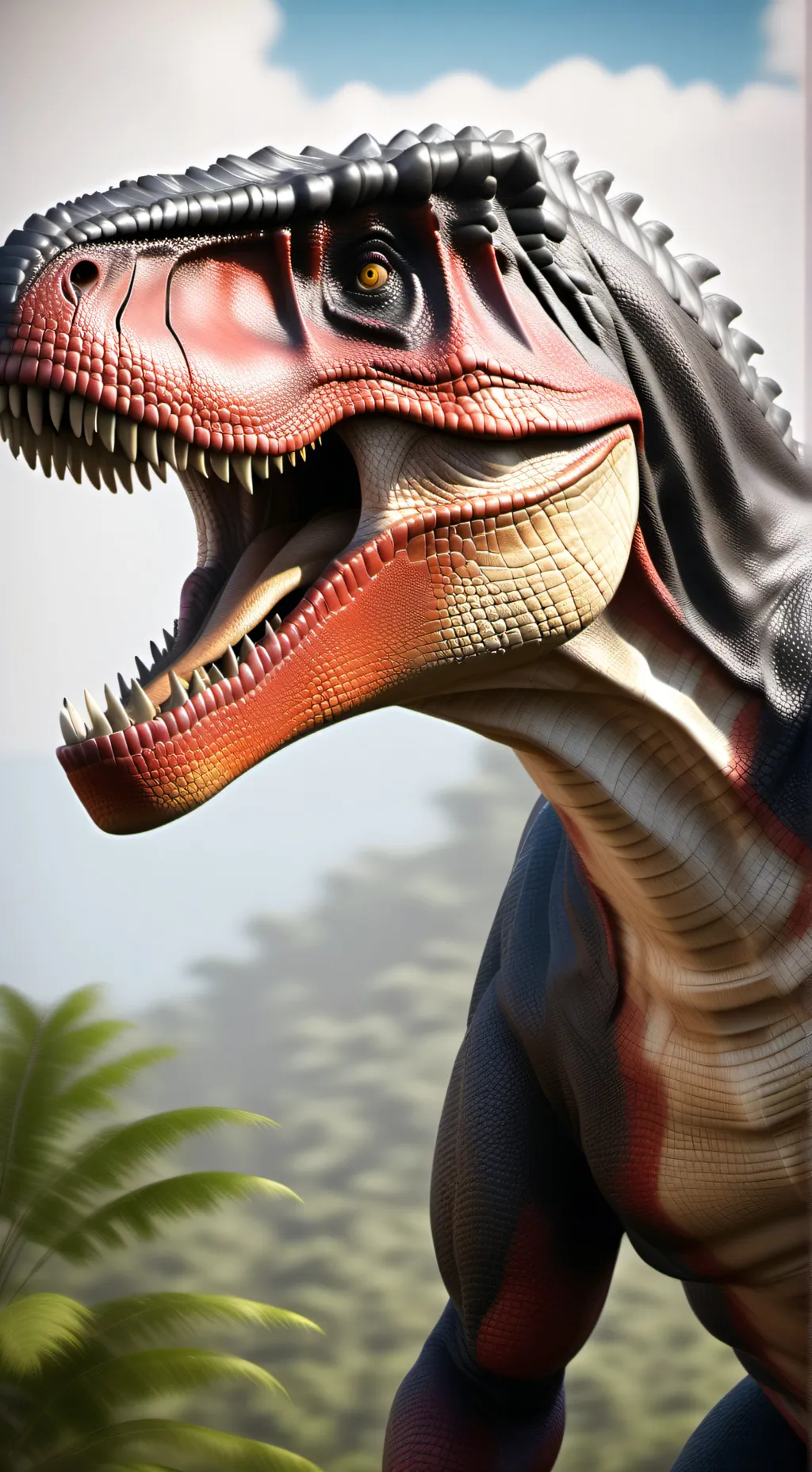 ai character: Indominus Rex 🇵🇹 background