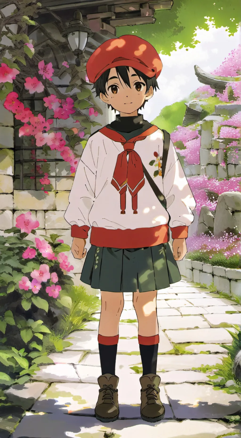 ai character: life being Zesty background