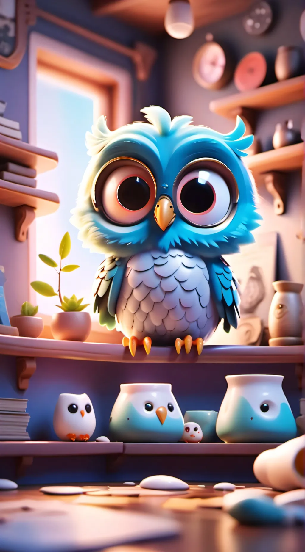 ai character: The owl House  background