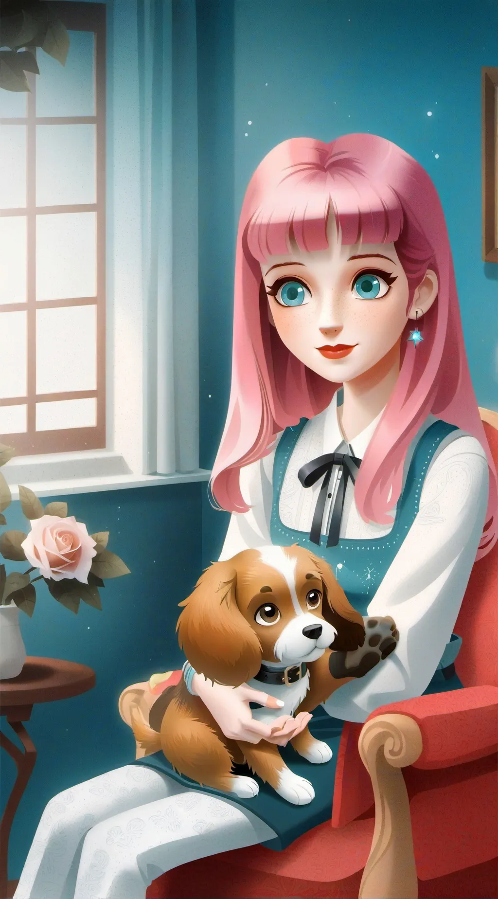 ai character: pick me gone wrong background