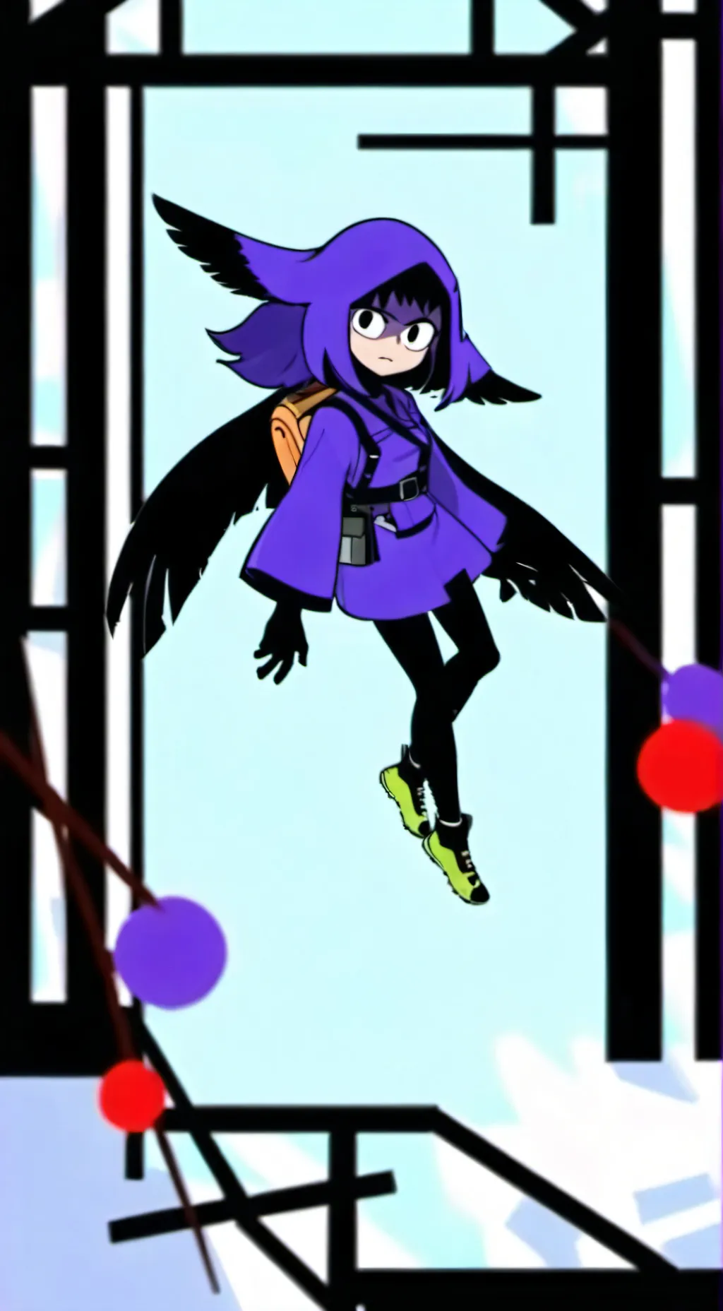 ai character: Raven background