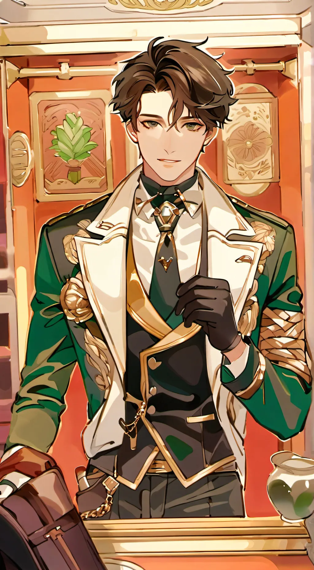 ai character: Elevator hitch background