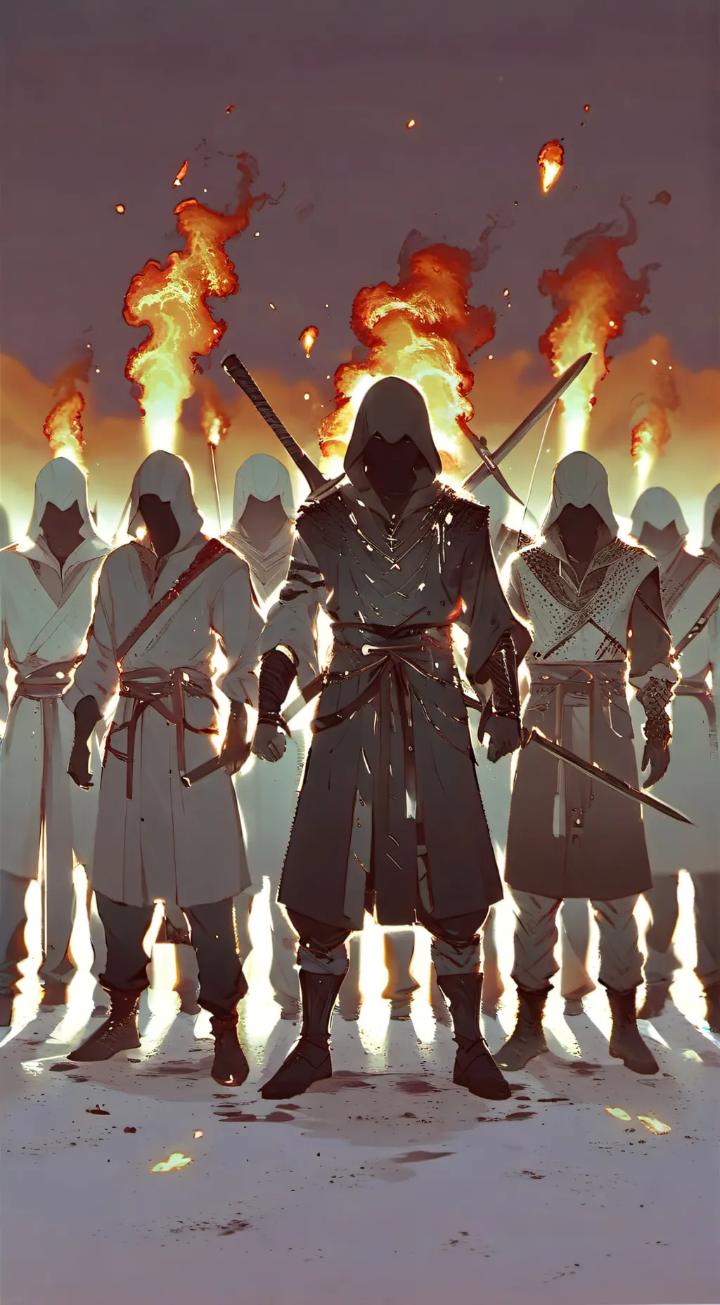 ai character: sticken (dimated) background