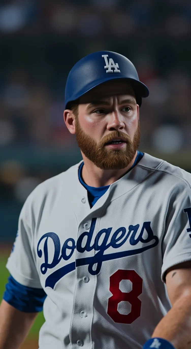 ai character: Max Muncy  background