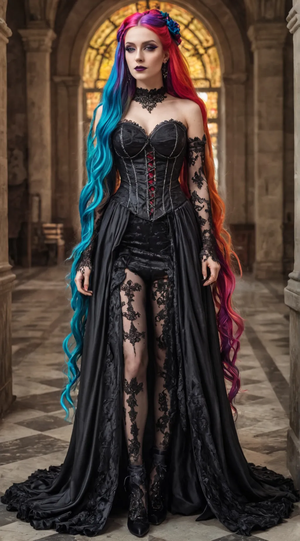 ai character: Lady Seraphina background