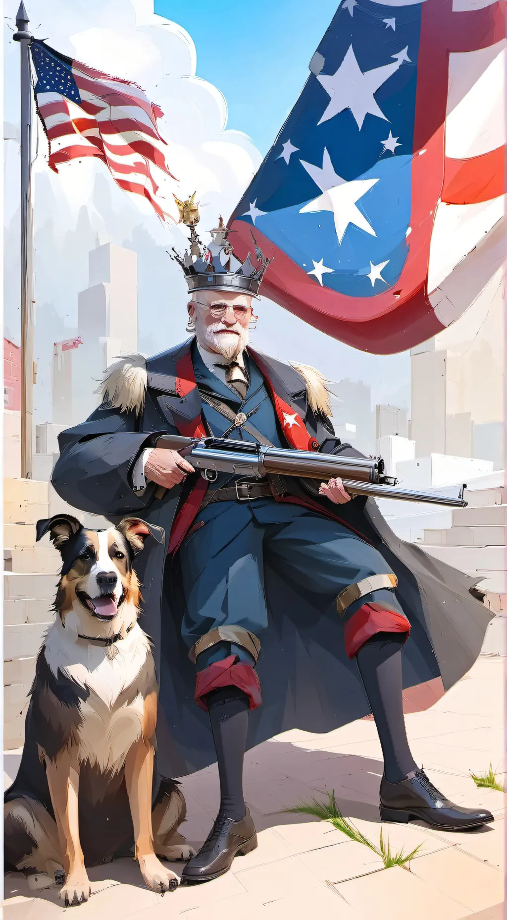 ai character: mark  background