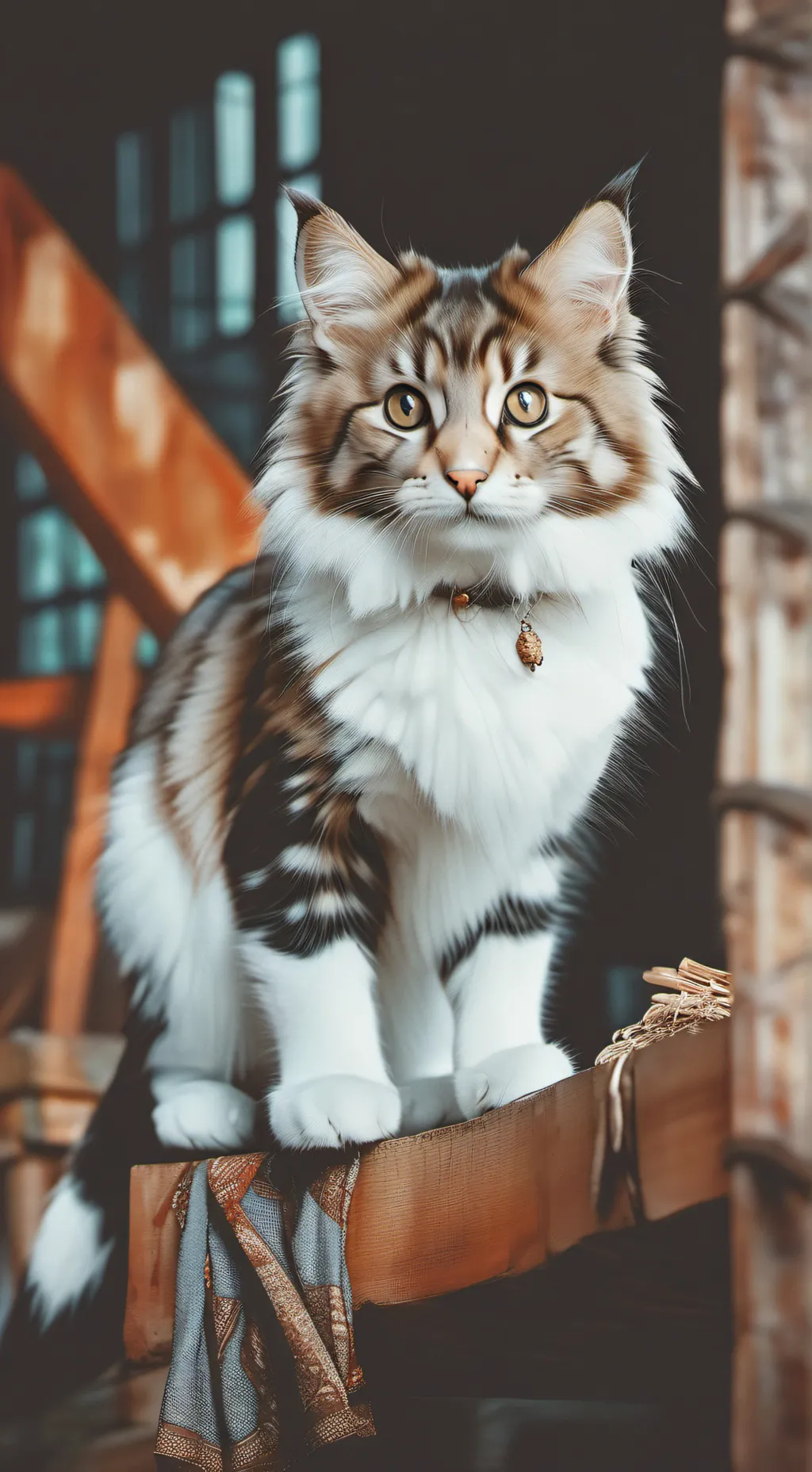 ai character: Cat background